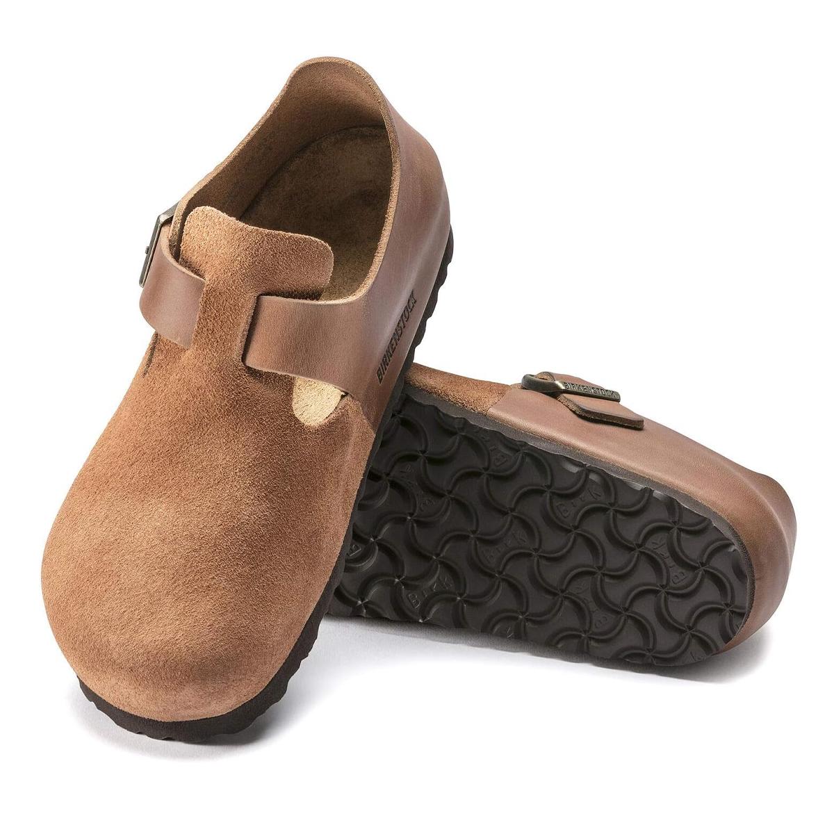 Birkenstock London Oiled Leather/Suede Clogs Product Image