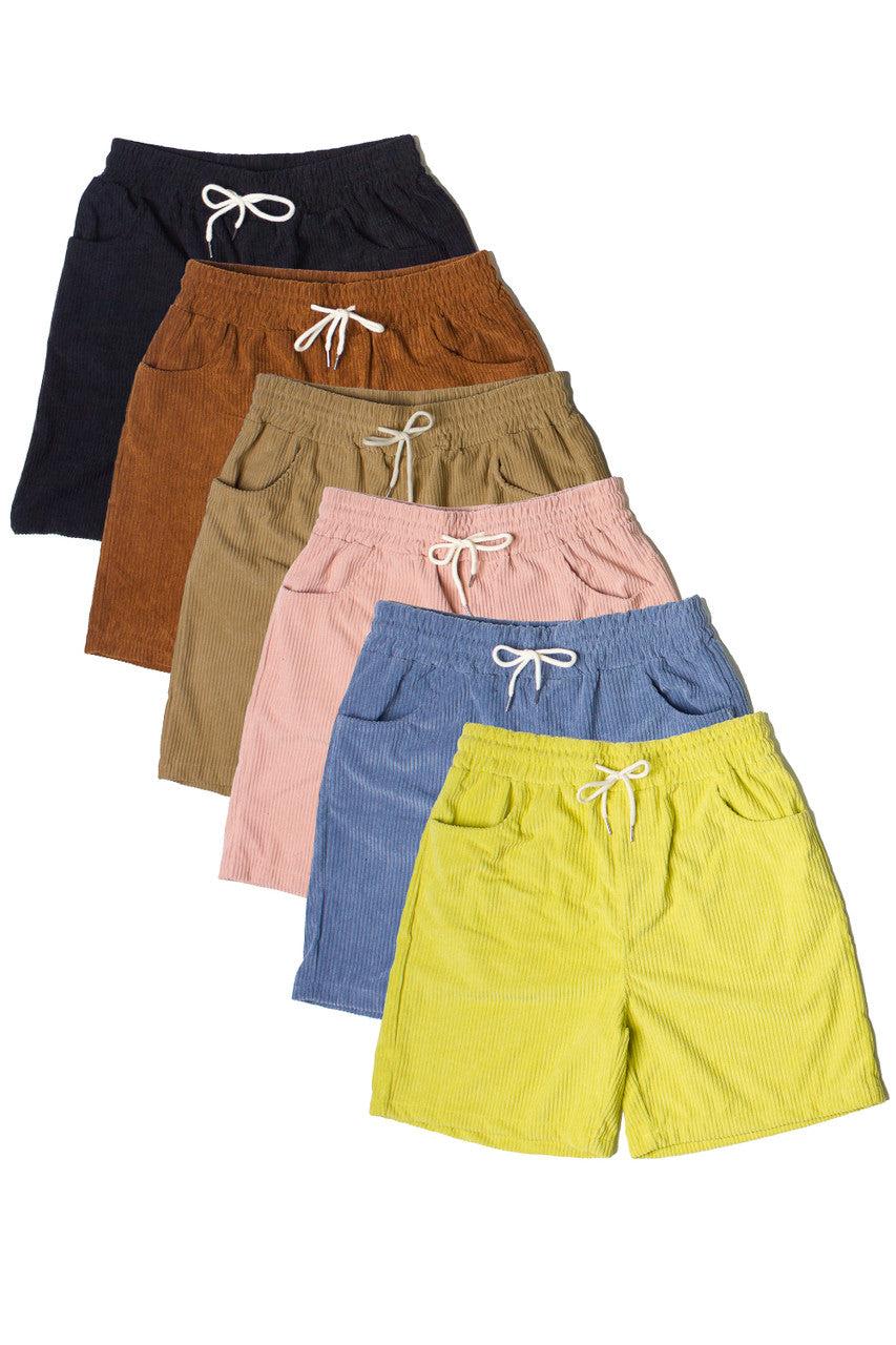 Plush Corduroy Shorts Product Image