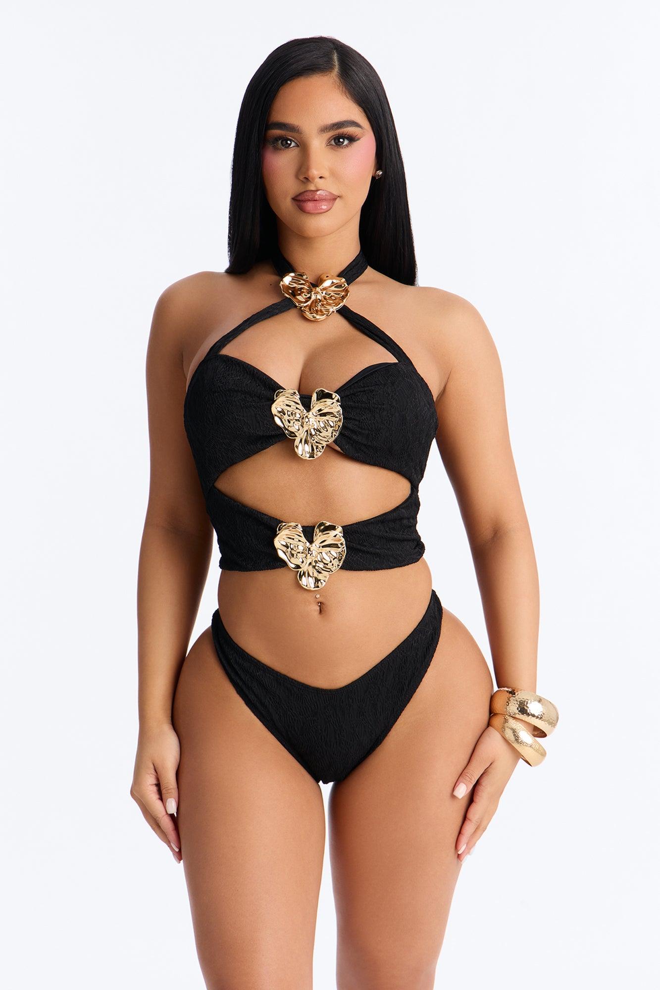 All For You Tankini And Coverup Skirt - Black Female Product Image