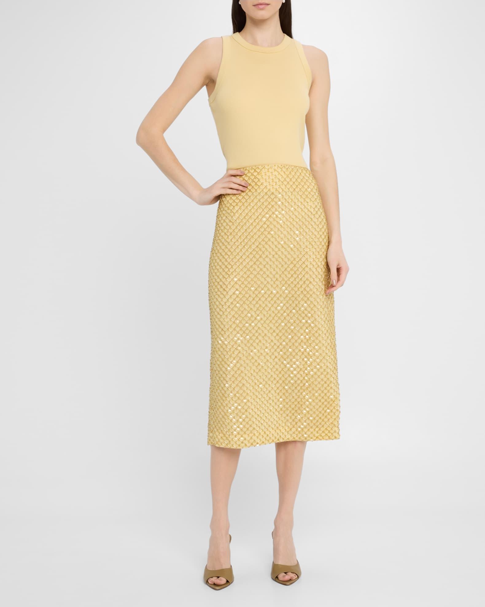 Allora Beaded Midi Skirt  Product Image