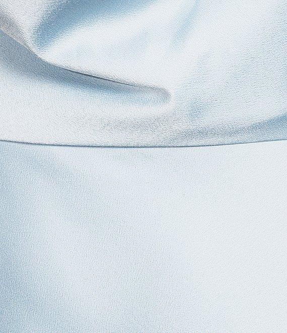 Gianni Bini Tasha Halter Cowl Neck Satin Slip Maxi Dress Product Image