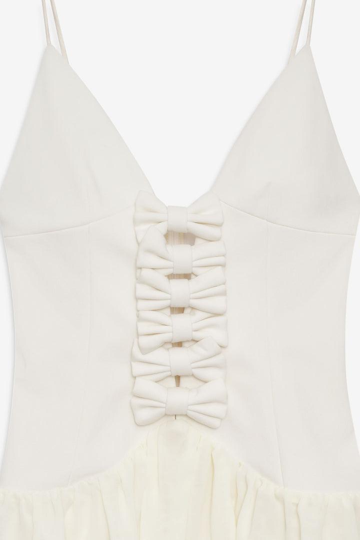 Josie Micro Mini Dress — Cream Product Image