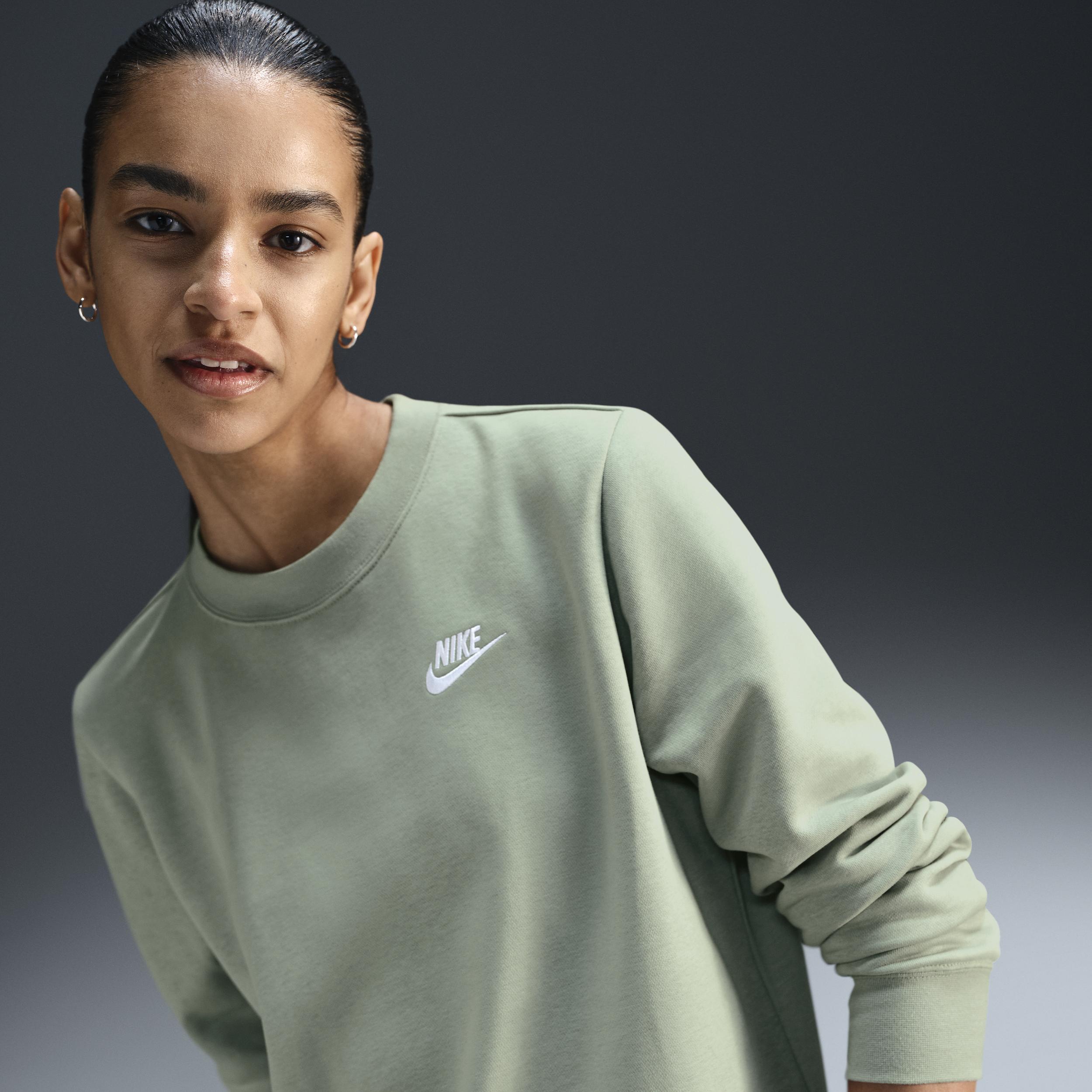 Women's Nike Sportswear Club Fleece Crew-Neck Sweatshirt Product Image