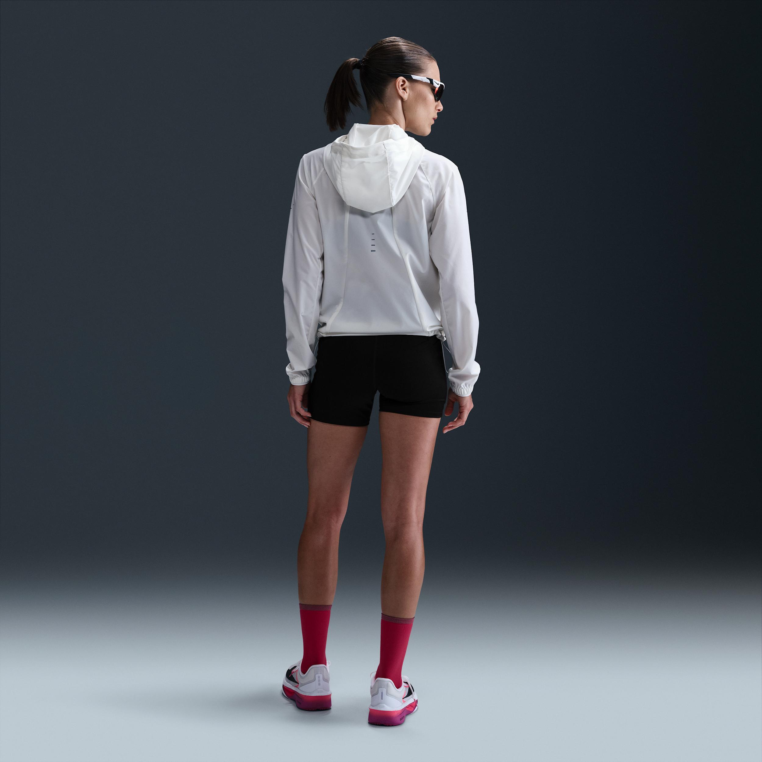 Nike Womens Swift High-Waisted 4 Tight Running Shorts with Pockets | HJ2258-010 Product Image