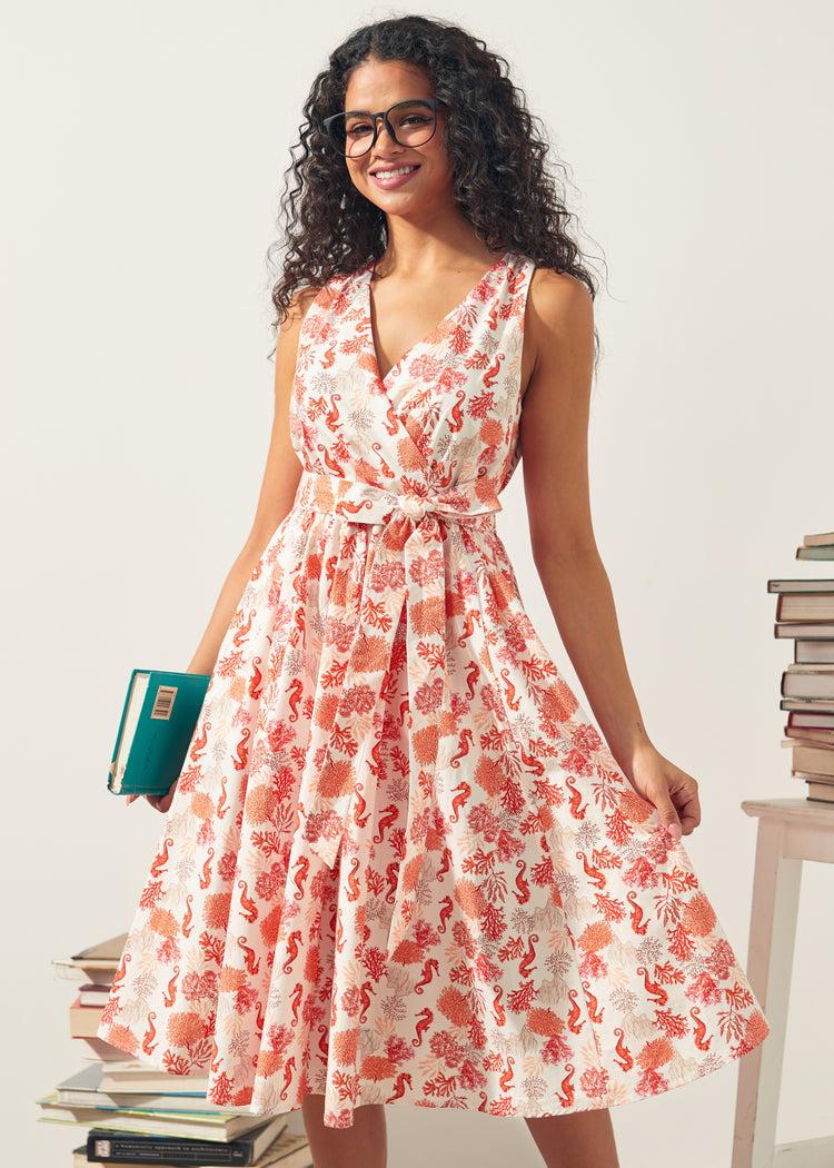 Instant Energy Faux-Wrap Dress Product Image