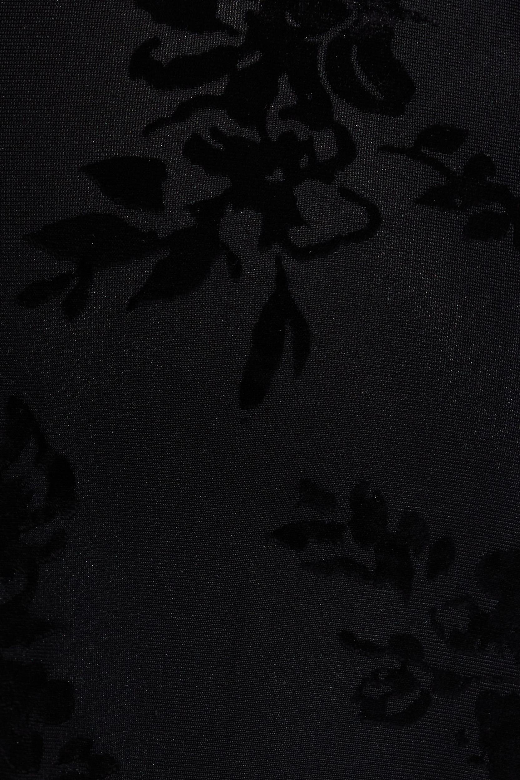 Burnout Velvet Maxi Skirt Product Image