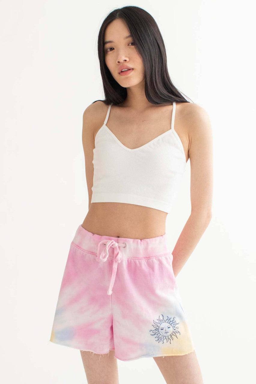 White Seamless Lace Back Bralette Product Image