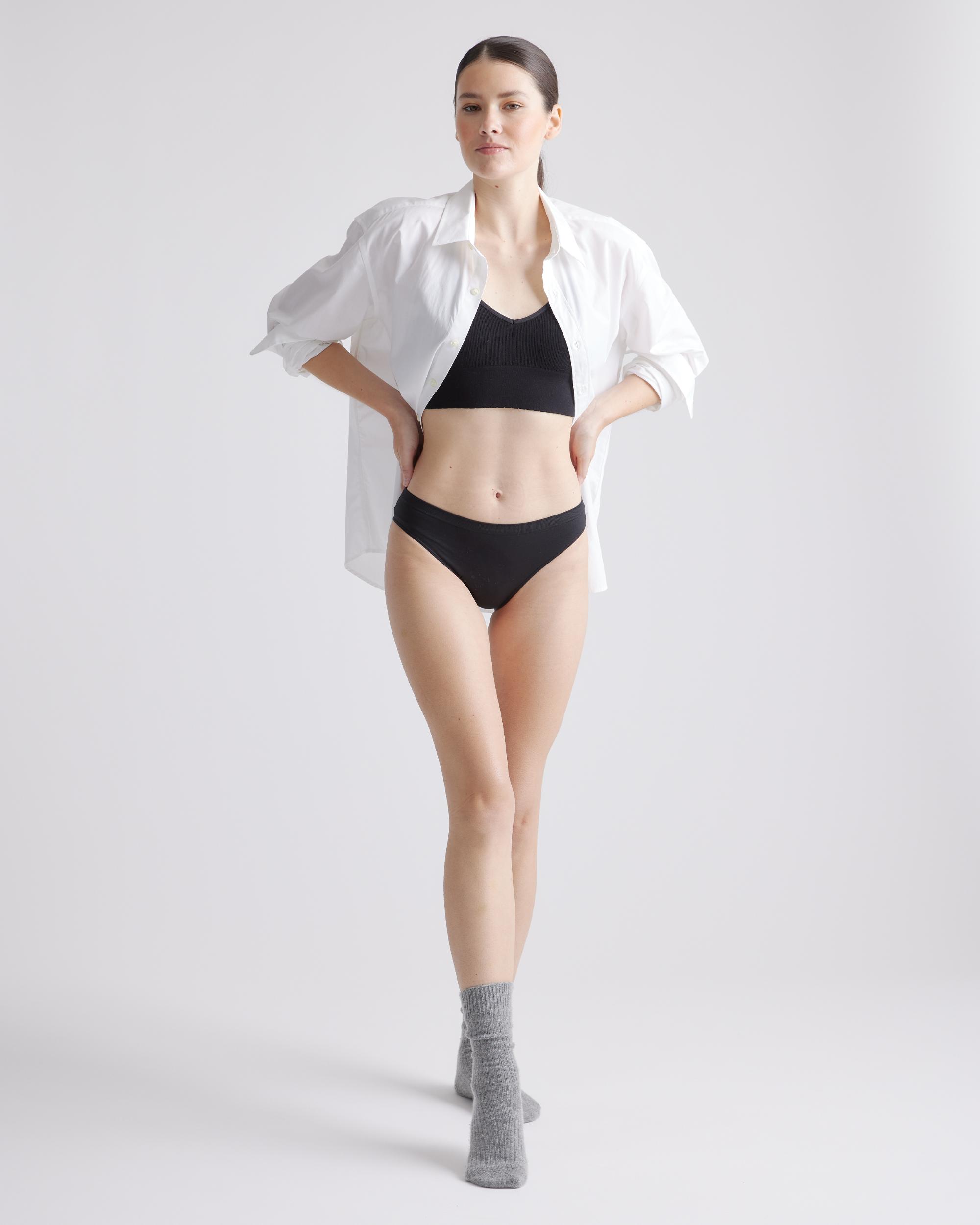 Quince | Women's Smoothing Comfort Bikini Nylon/Spandex Product Image