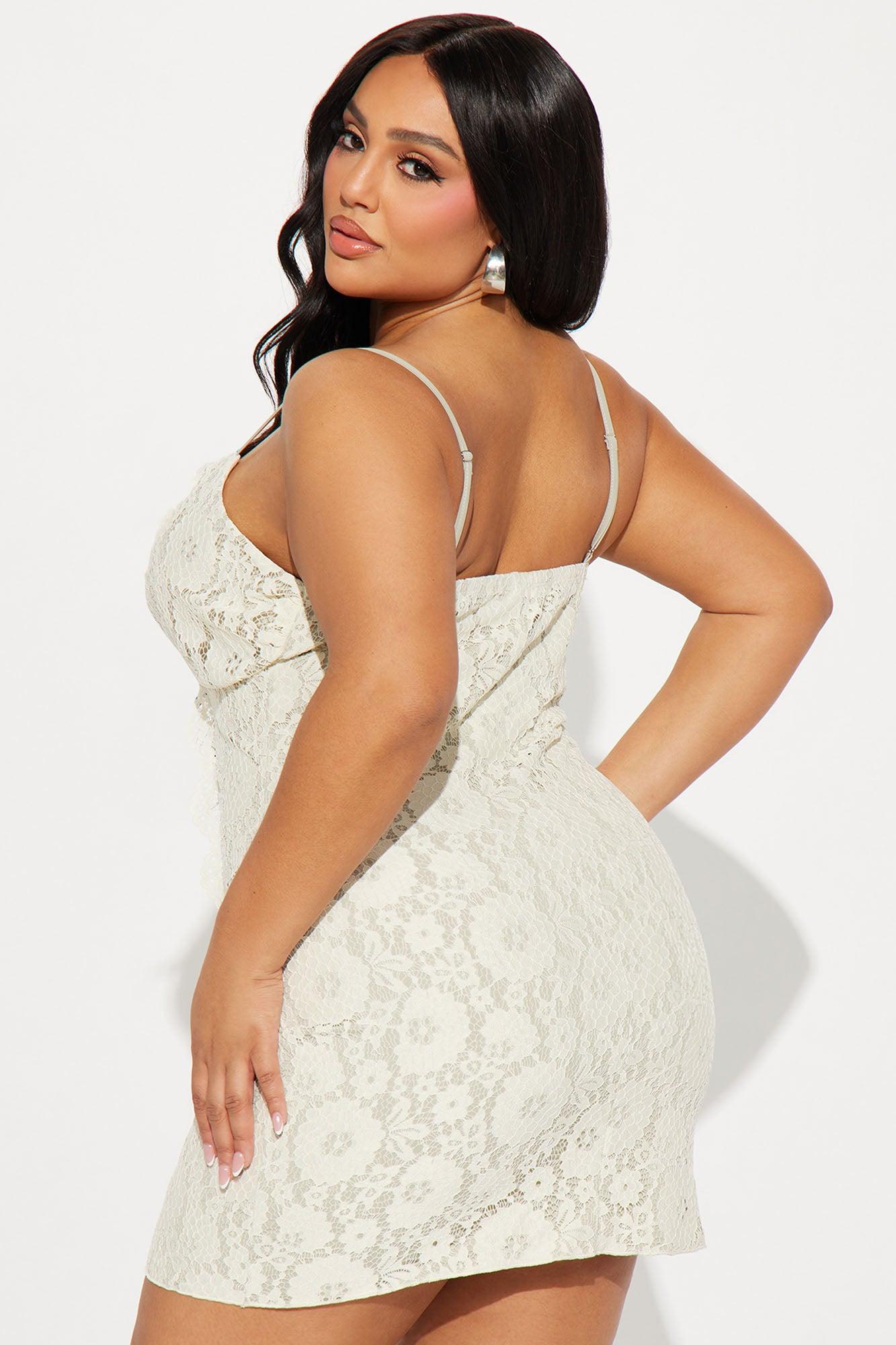 Jaycee Lace Mini Dress - Sage/combo Product Image