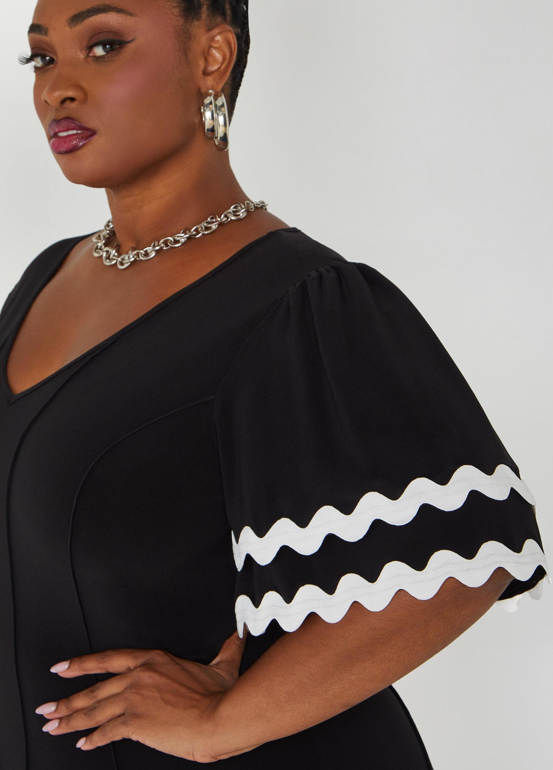 Seamed A Line Dress Product Image