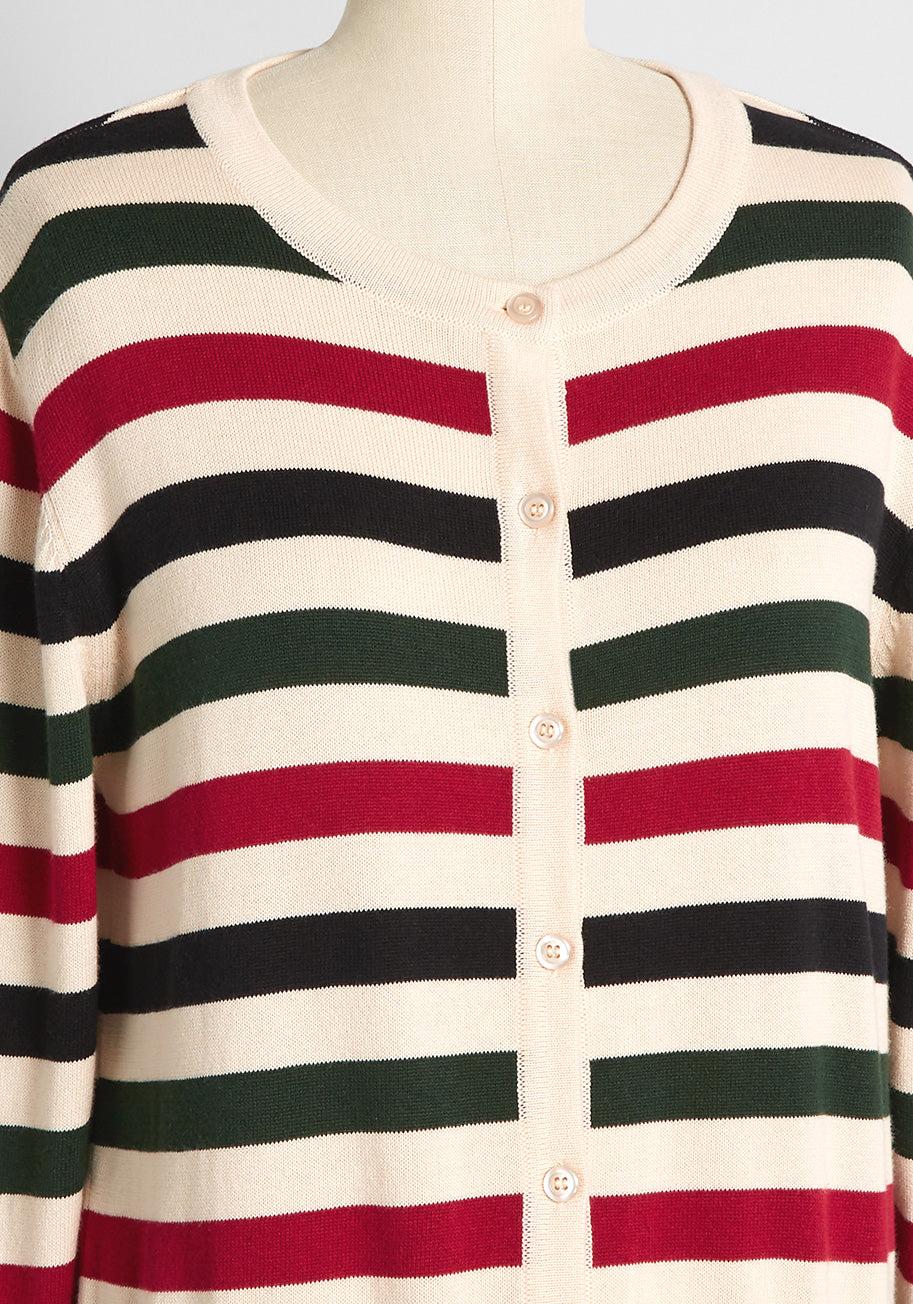 Of A Different Stripe Cardigan (Final Sale) Product Image