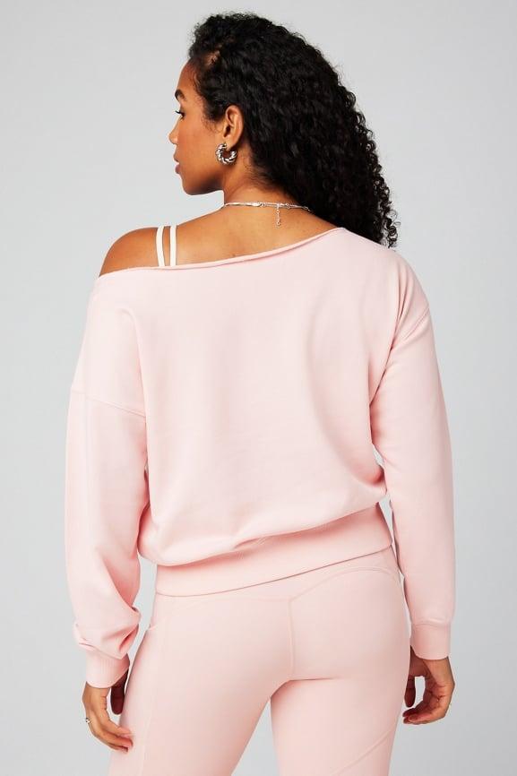 Year Round Terry Off Shoulder Sweatshirt Product Image