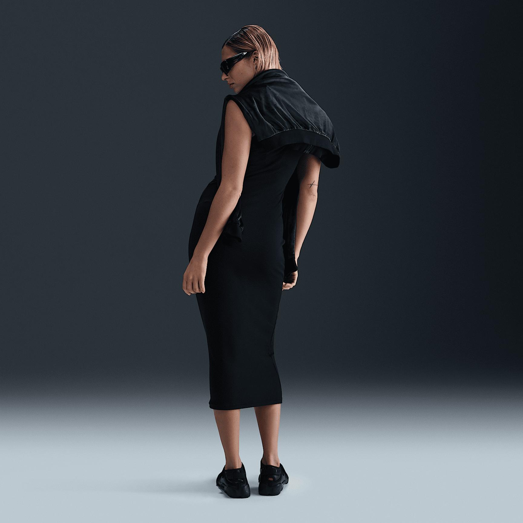 Womens Nike Sportswear Chill Knit Tight Mini-Rib Tank Top Dress | HJ0710-010 Product Image