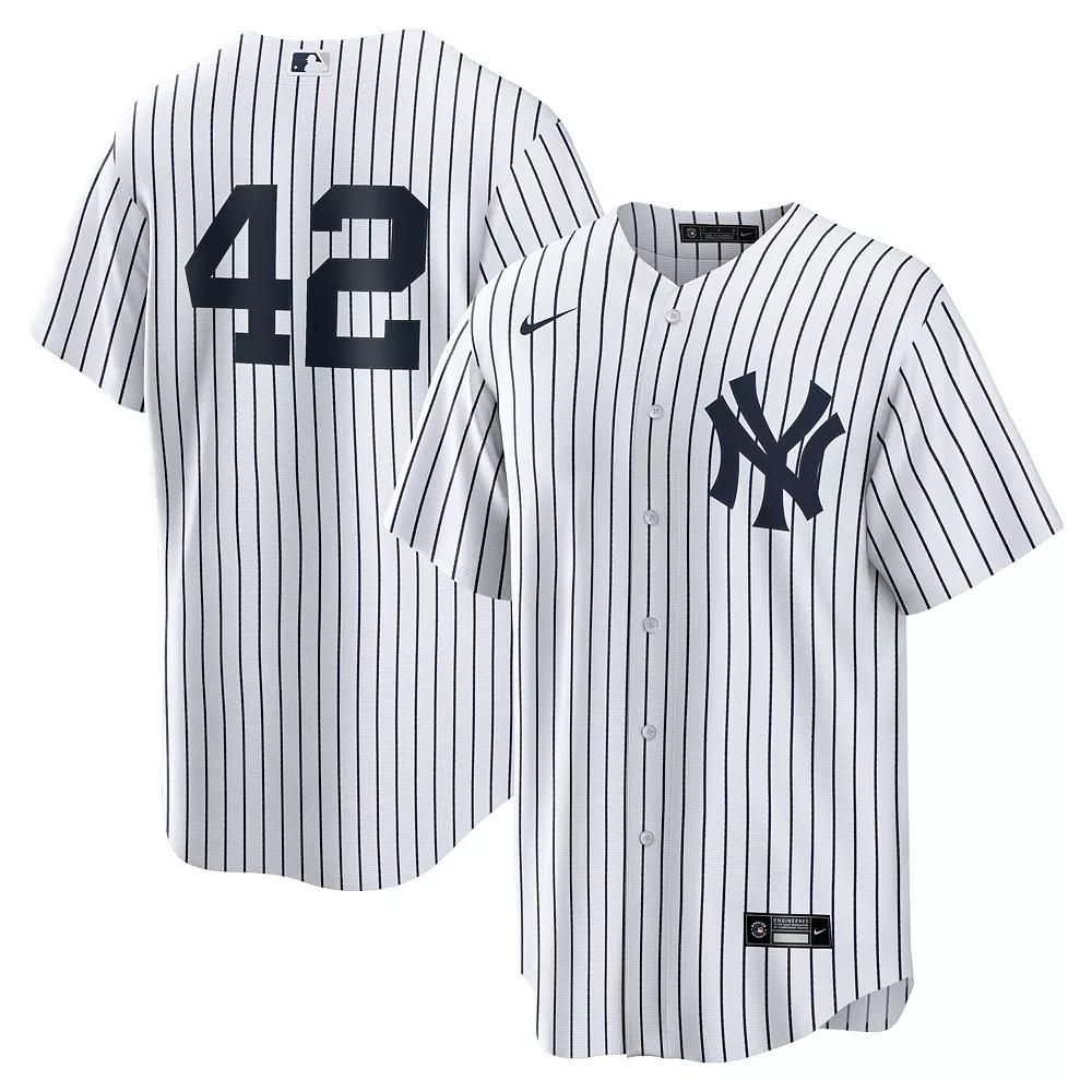 Men's Nike Mariano Rivera White New York Yankees Home Retired Player Replica Jersey,  Product Image
