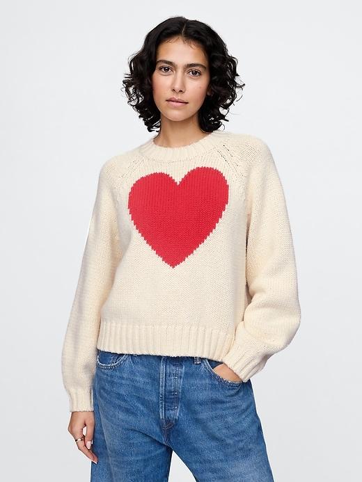 Relaxed Balloon-Sleeve Sweater Product Image