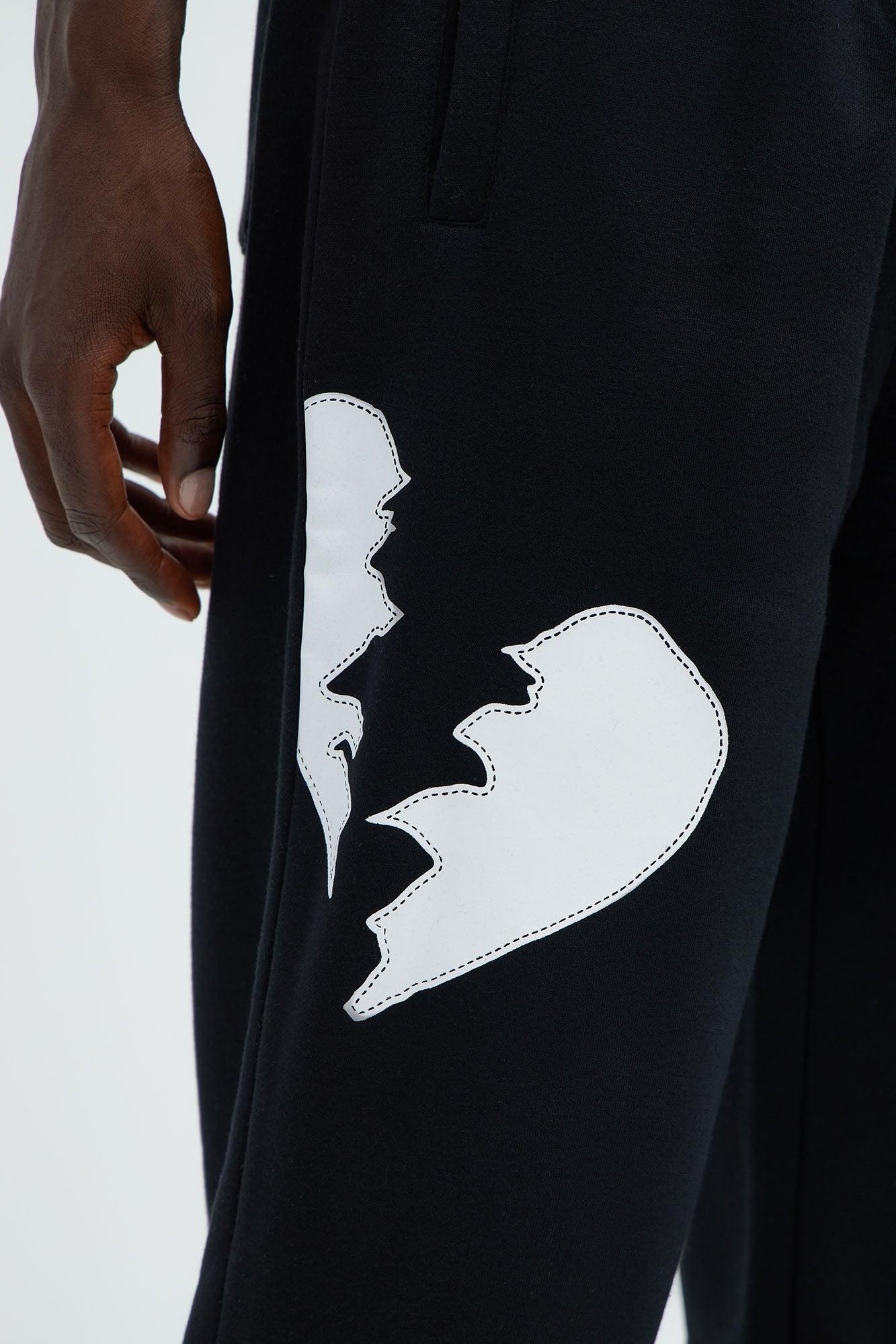 Heartless And Heartbroken Sweatpants - Black Product Image