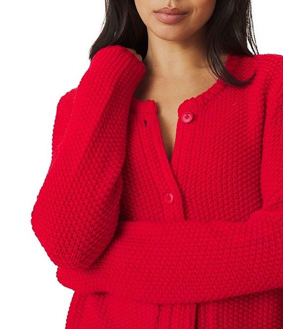 Splendid Angela Round Neck Long Sleeve Button Front Cardigan Product Image