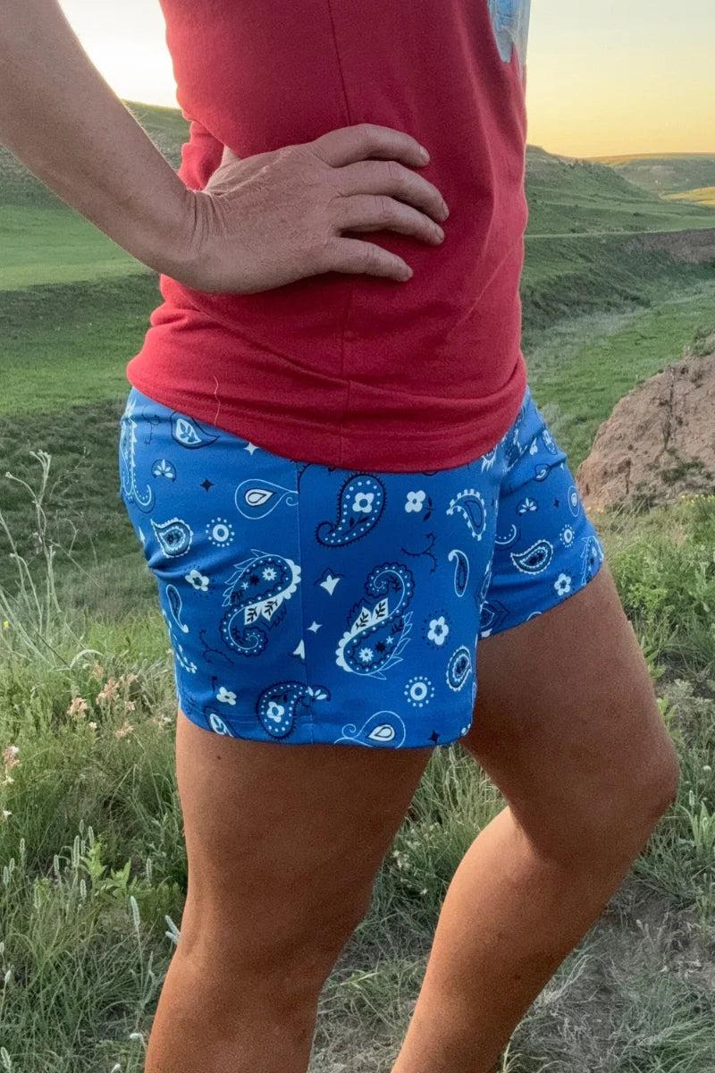 Sterling Kreek Bandana Babe Blue Shorts Product Image