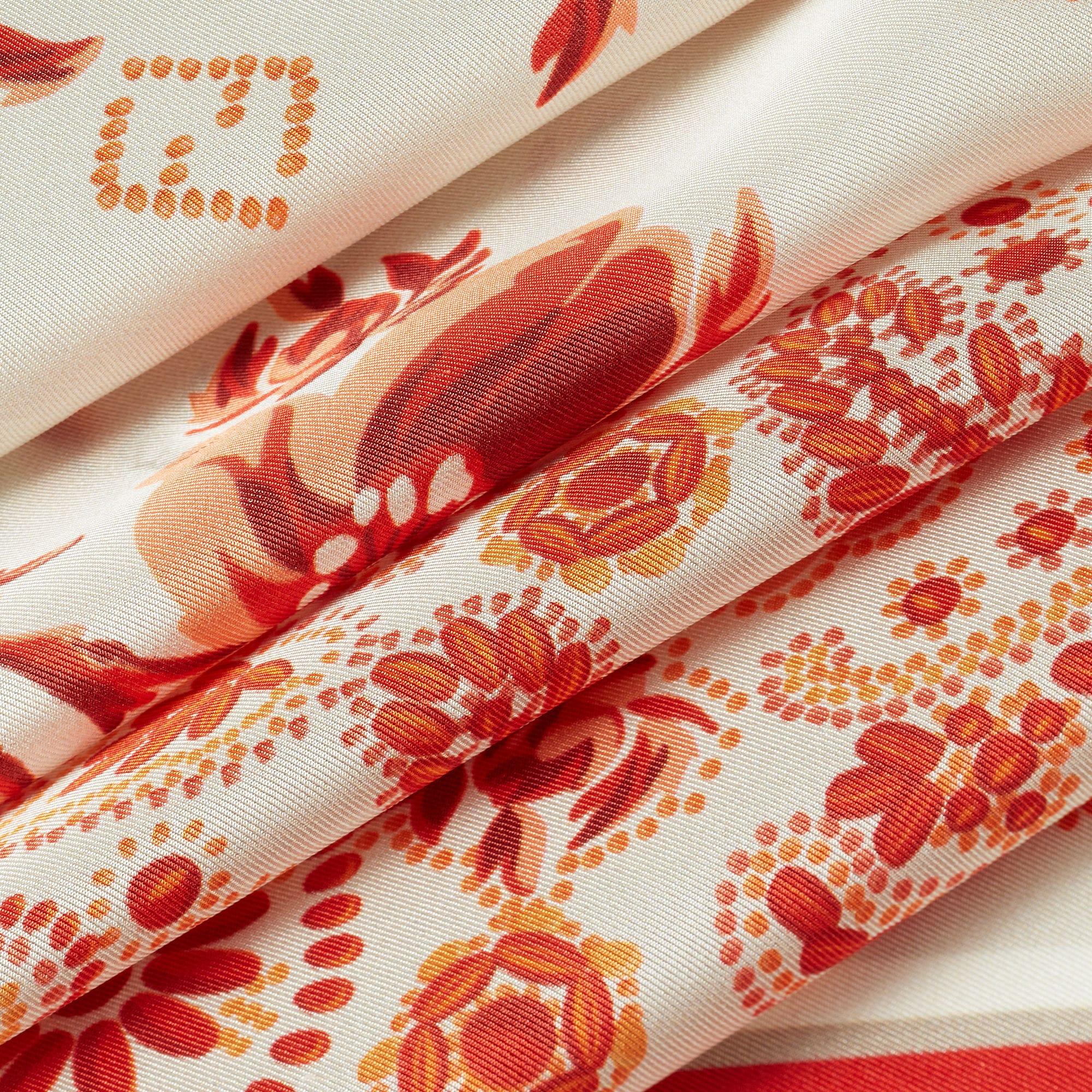 Fendi PareoIvory silk Coral Bandana pareo Product Image