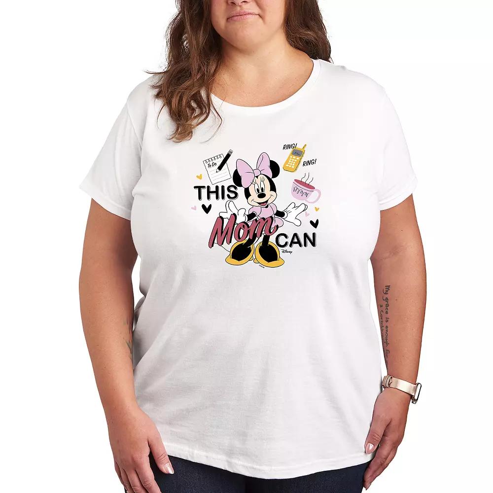 Disney's Minnie Mouse Plus This Mom Can Graphic Tee, Women's,  Product Image