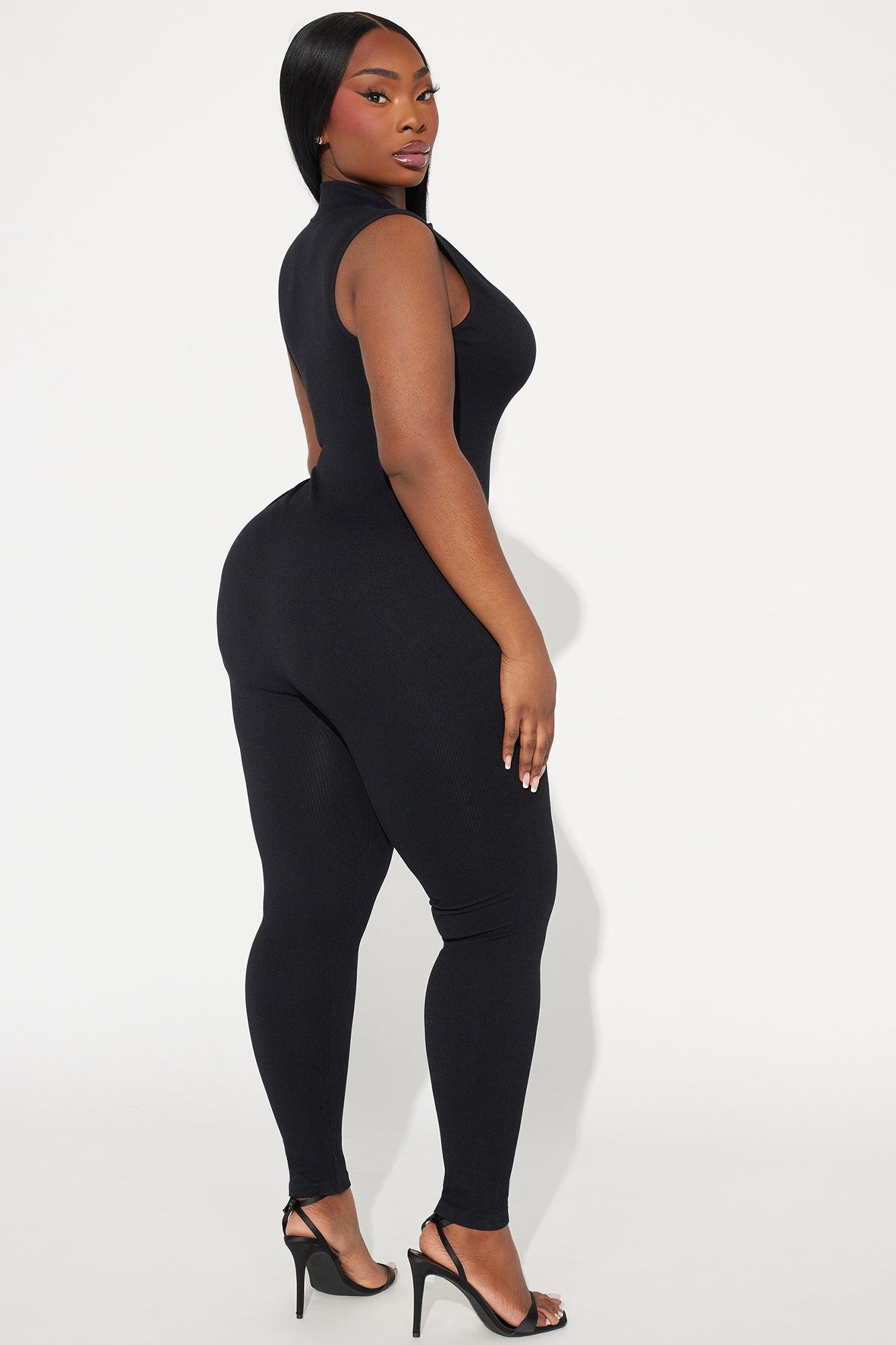 Johanna Seamless Jumpsuit - Black Product Image