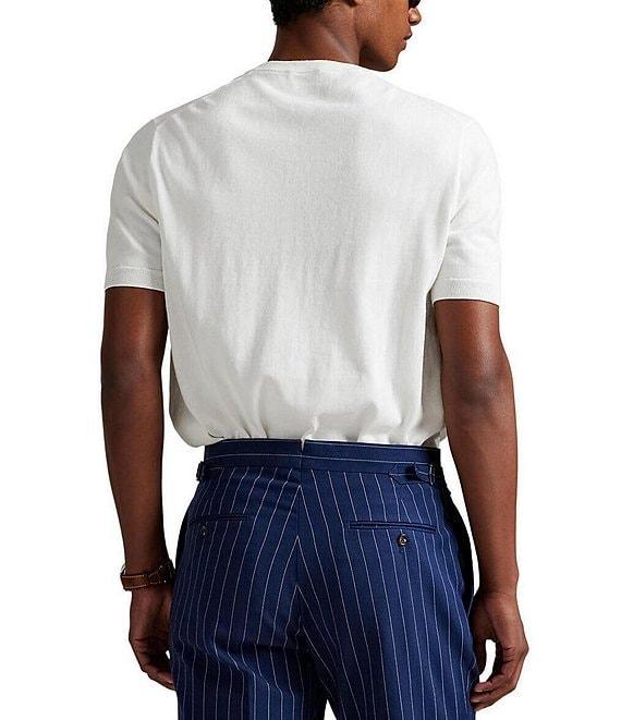 Polo Ralph Lauren Cotton Crewneck Short Sleeve Sweater Product Image