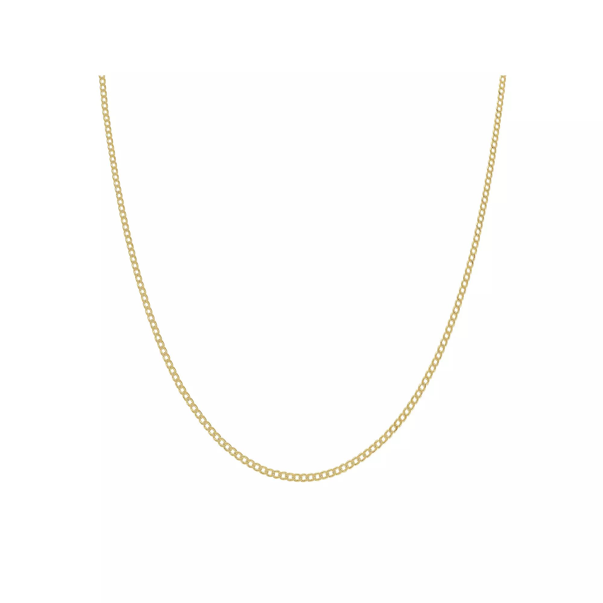 Jordan Blue 14k Gold Pendant Necklace, Women's, Size: 18" Product Image