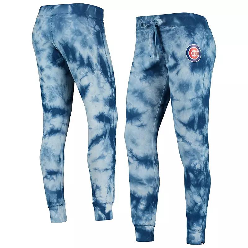 Women's New Era Royal Chicago Cubs Tie-Dye Jogger Pants,  Product Image