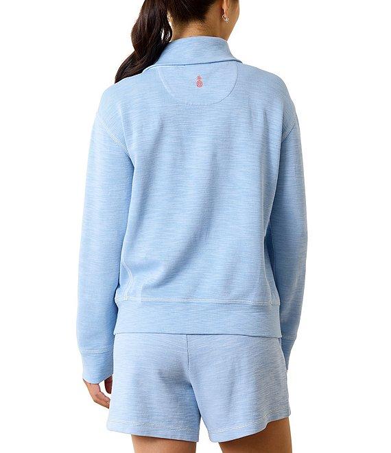 Tommy Bahama Tobago Bay Half Zip Long Sleeve Pullover Product Image