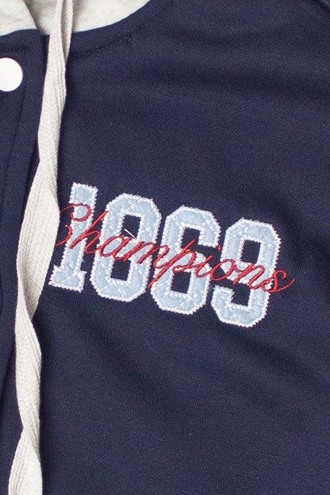 Hooded Varsity Sweatshirt Product Image