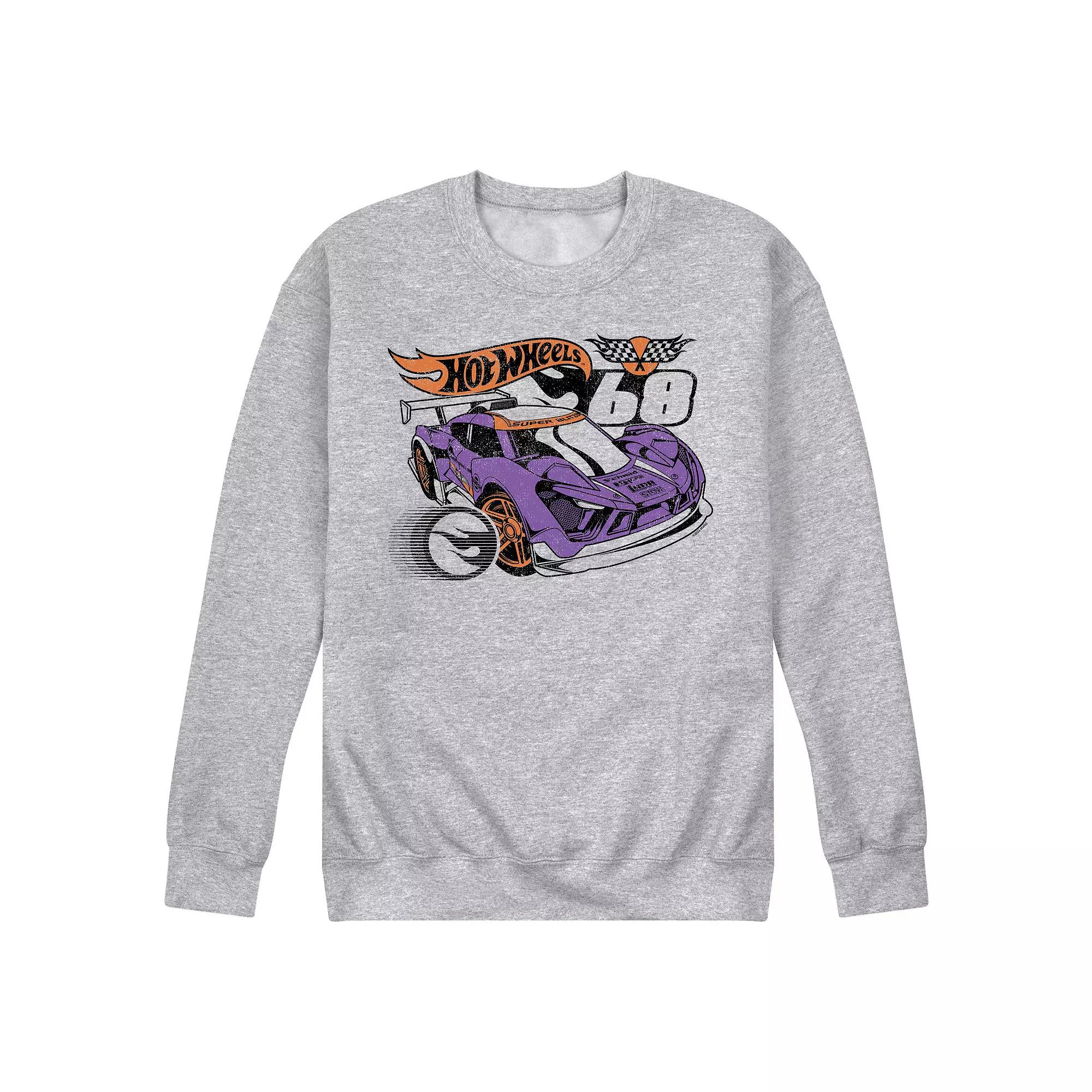 Men's Hot Wheels Super Blitzen Logo Fleece Sweatshirt,  Product Image
