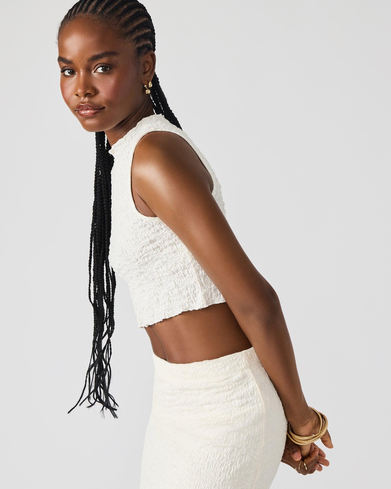 SEASIDE MAXI SKIRT SET CREAM Female Product Image