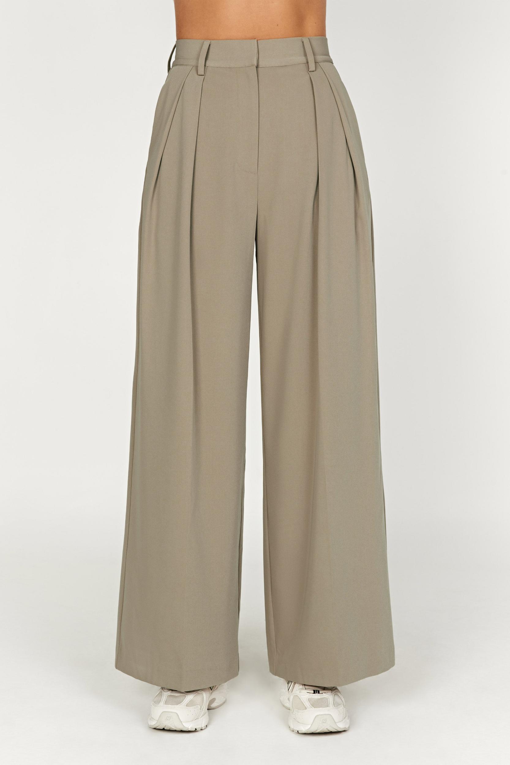 Jemima Straight Leg Pants - Olive Product Image
