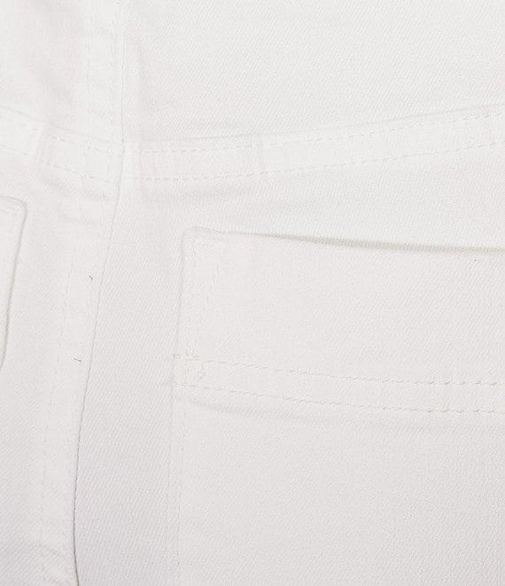 Intro Petite Size Rivet Trim Flower Skimmer Denim Pull-On Shorts Product Image