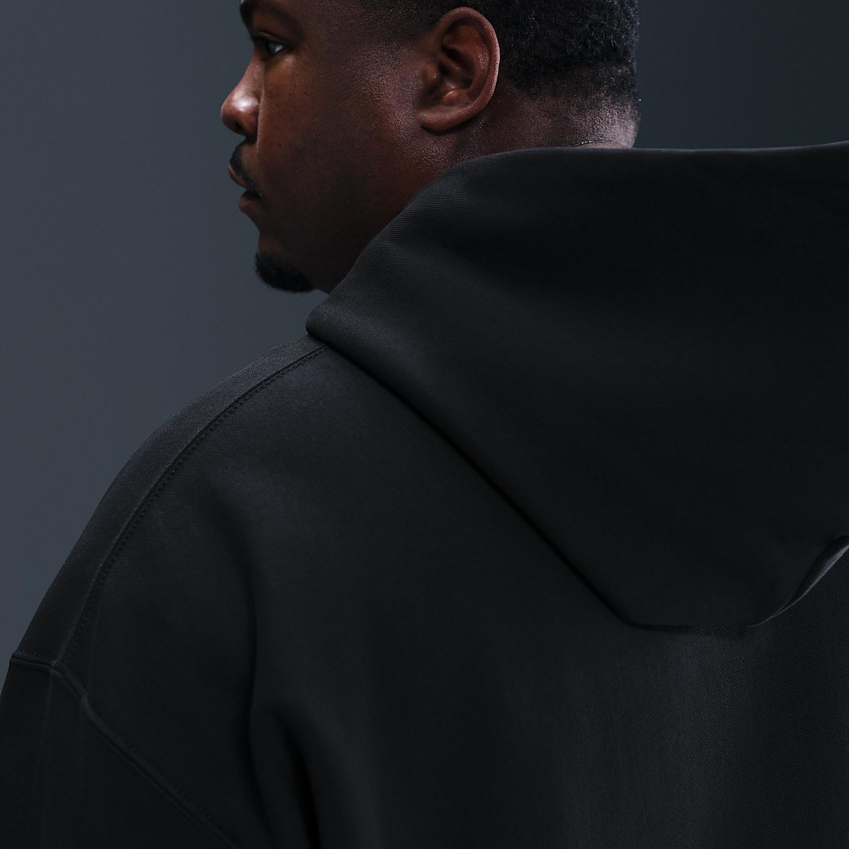 Nike Mens Solo Swoosh Full-Zip Fleece Hoodie | HV1084-010 Product Image