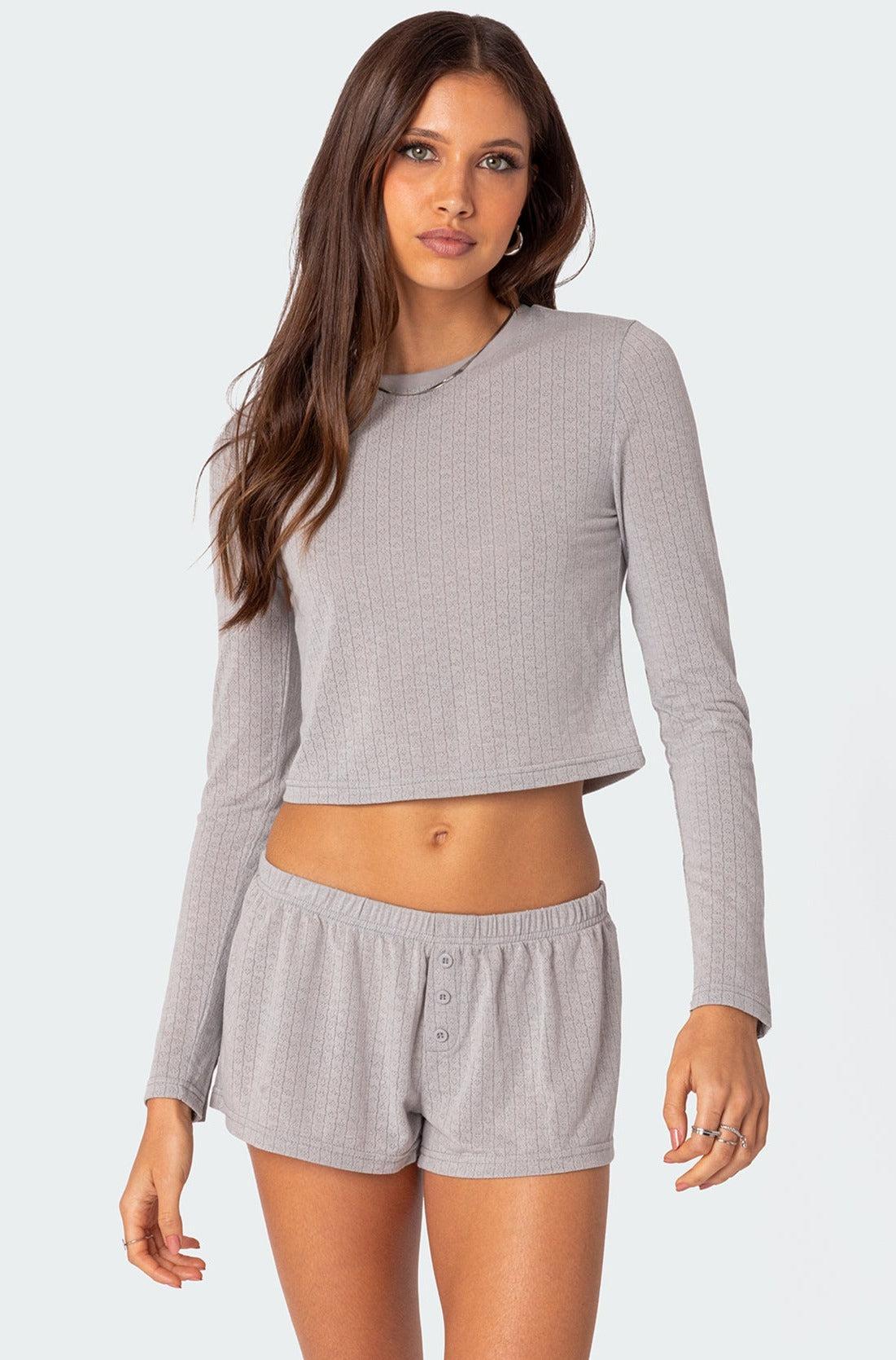 Homey Pointelle Shorts Product Image