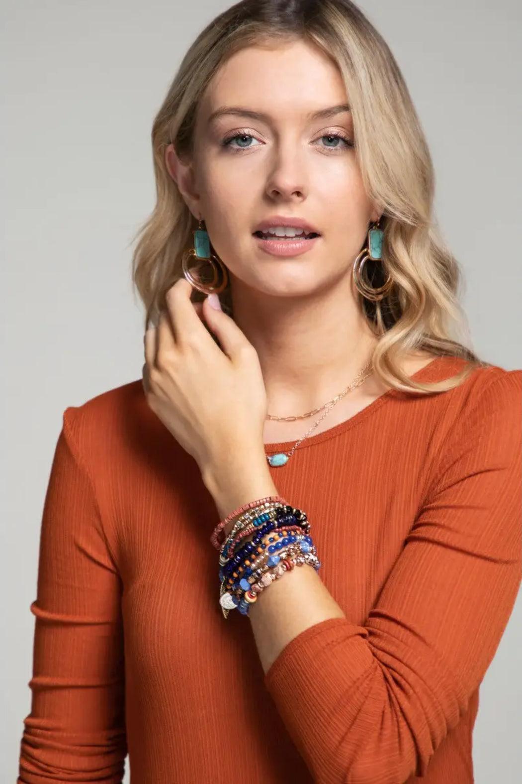 10 Layered Aruba Stackable Bracelet Product Image