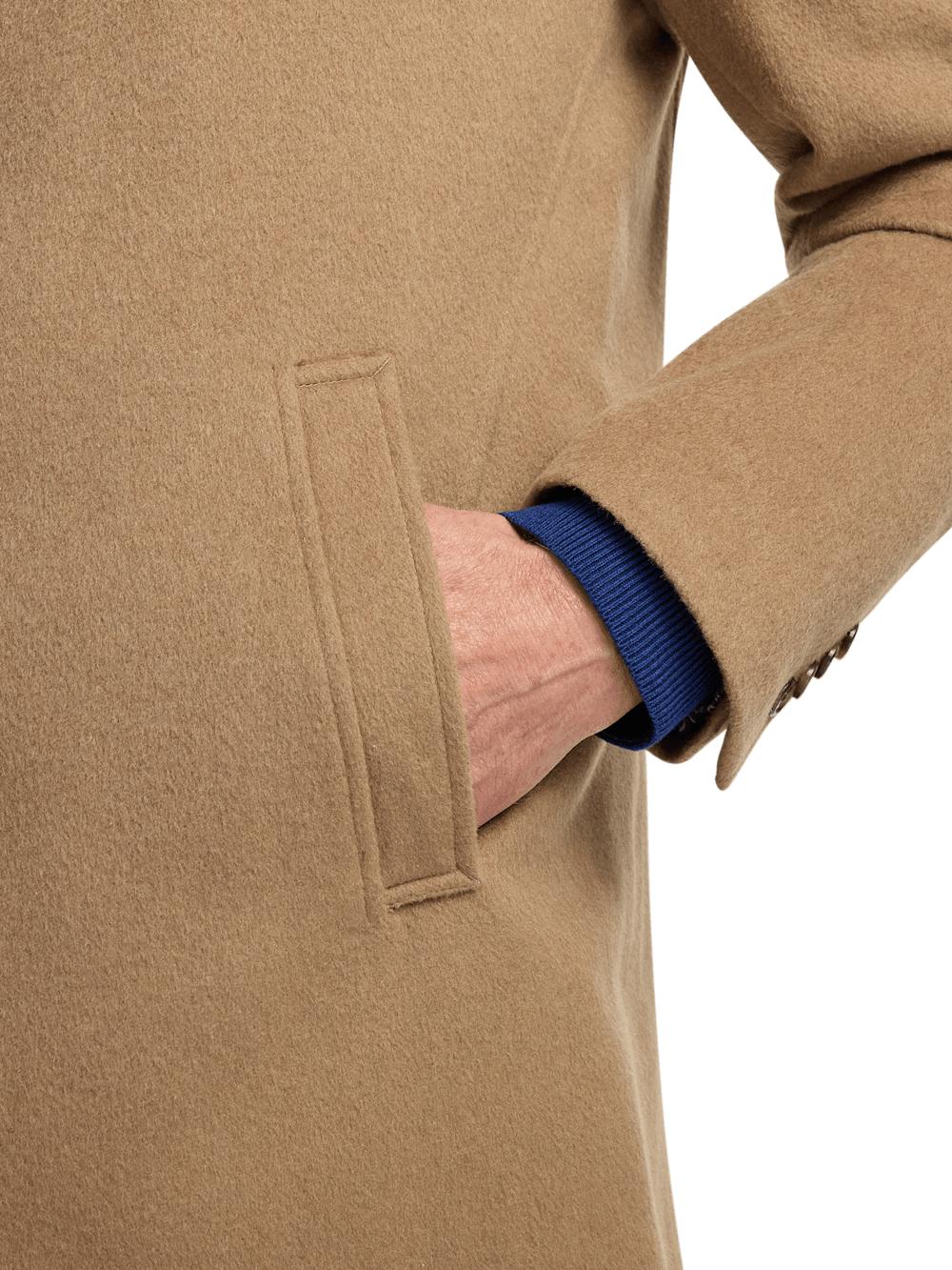 Wool Blend Topcoat - Camel Product Image