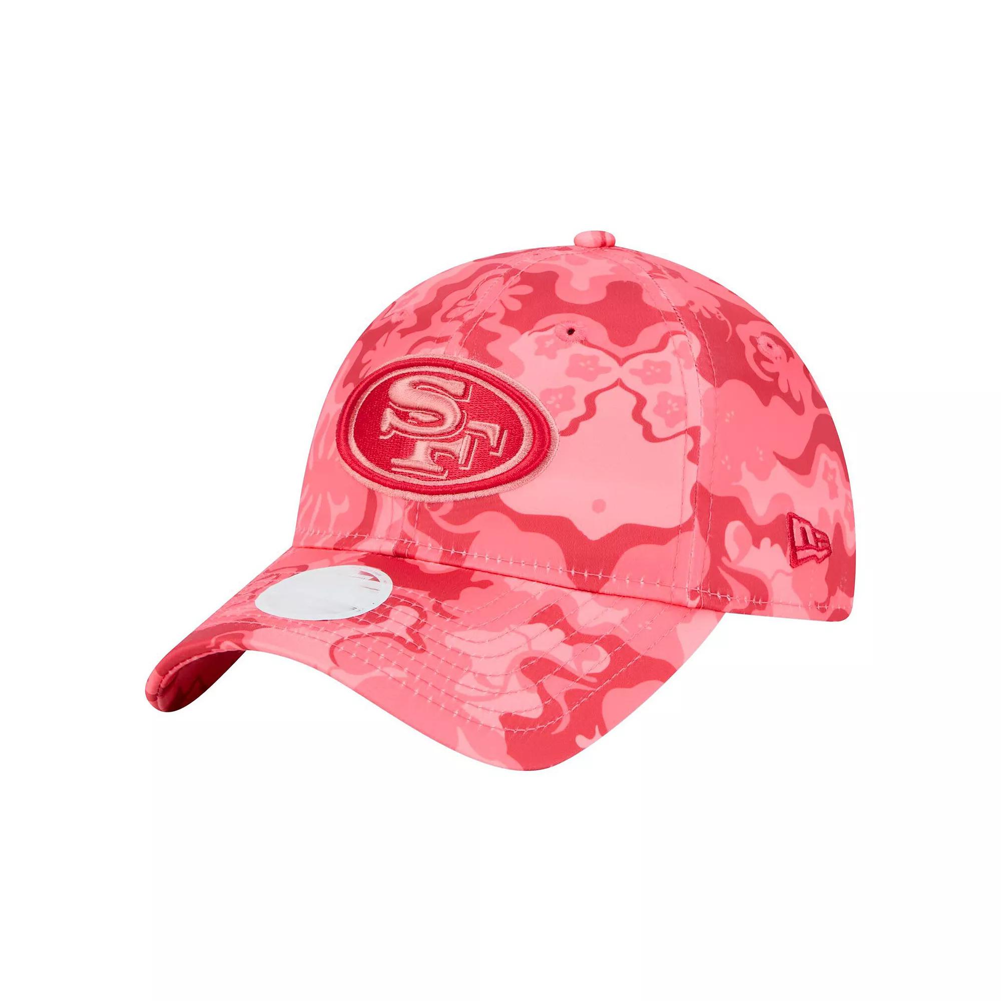Women's New Era Scarlet San Francisco 49ers Trippy 9TWENTY Adjustable Hat, Red Product Image