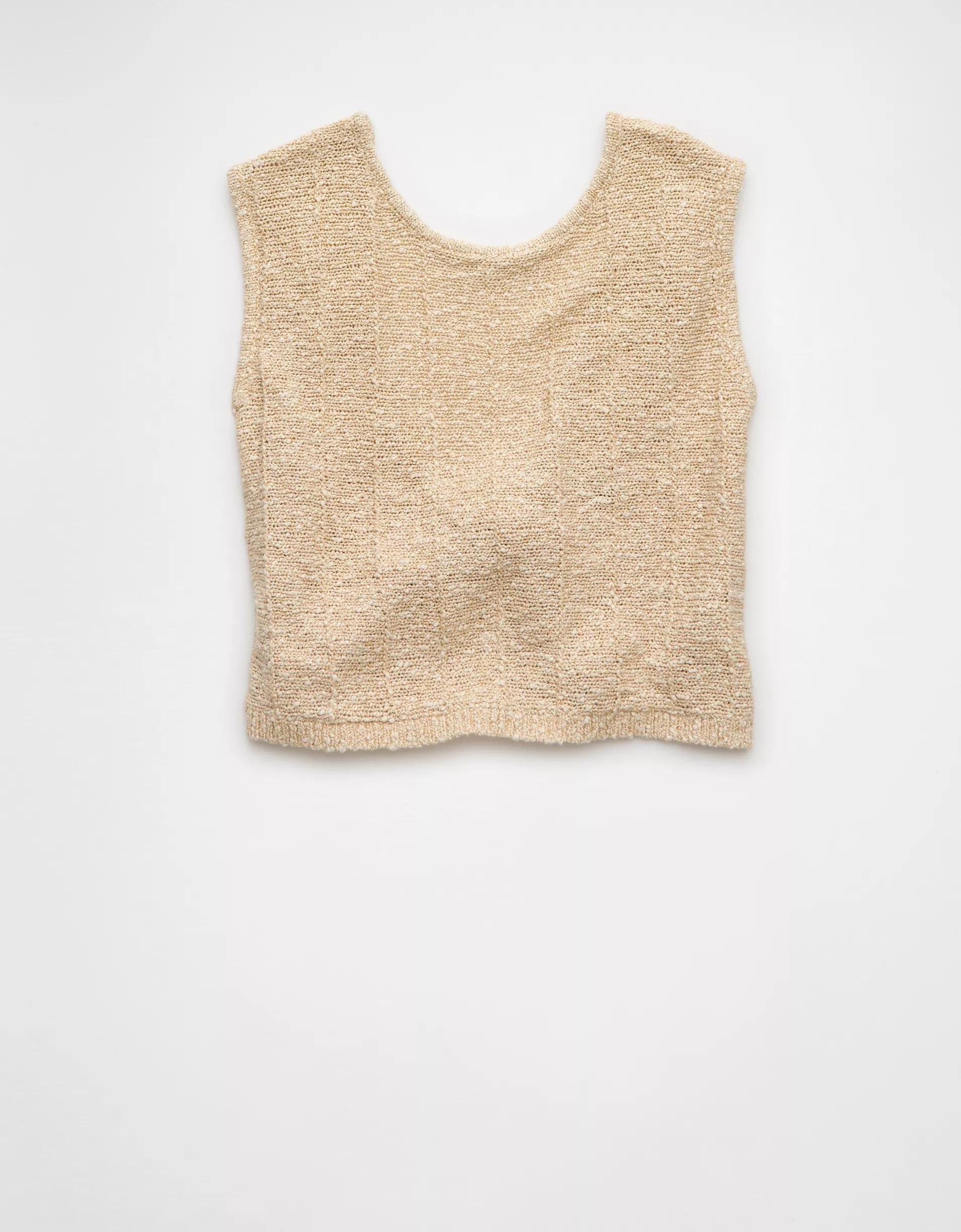 AE Tie Back Sweater Tank Top Product Image