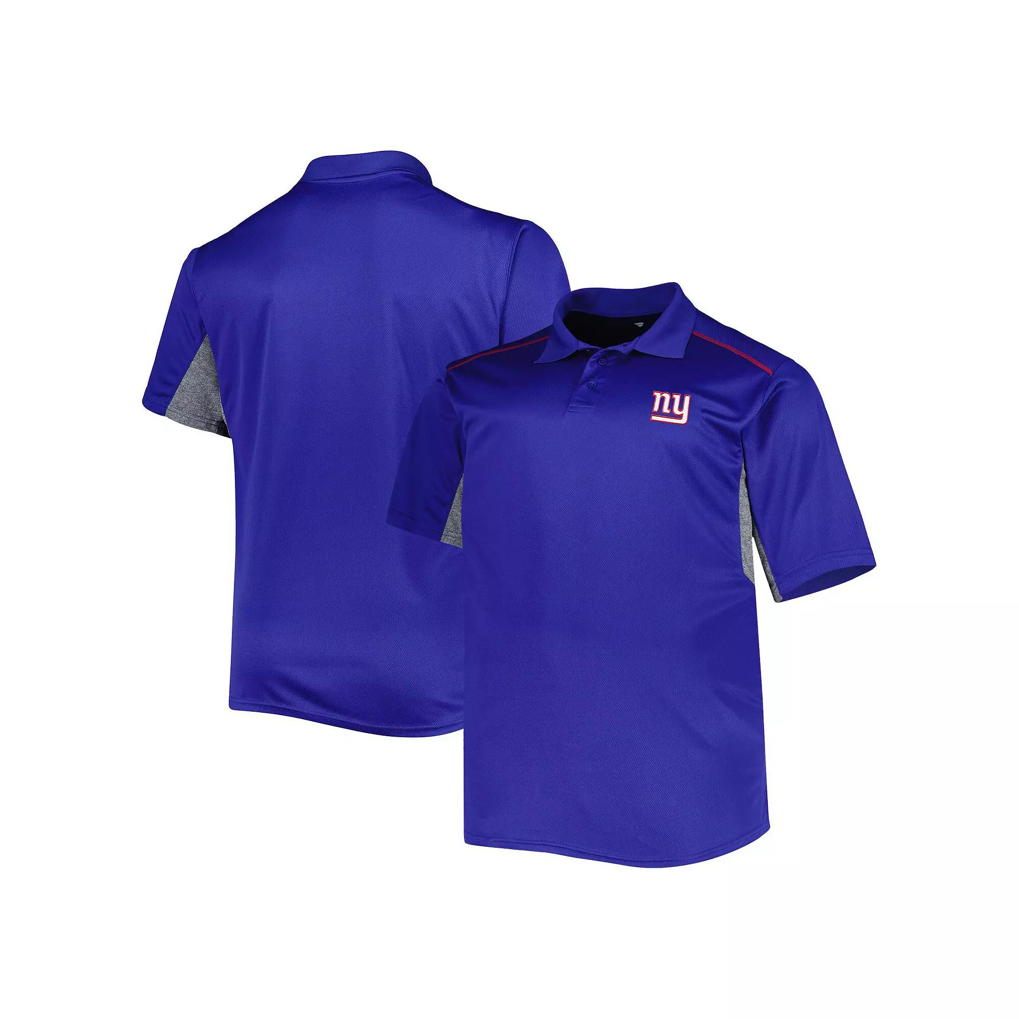 Men's Royal New York Giants Big & Tall Team Color Polo,  Product Image