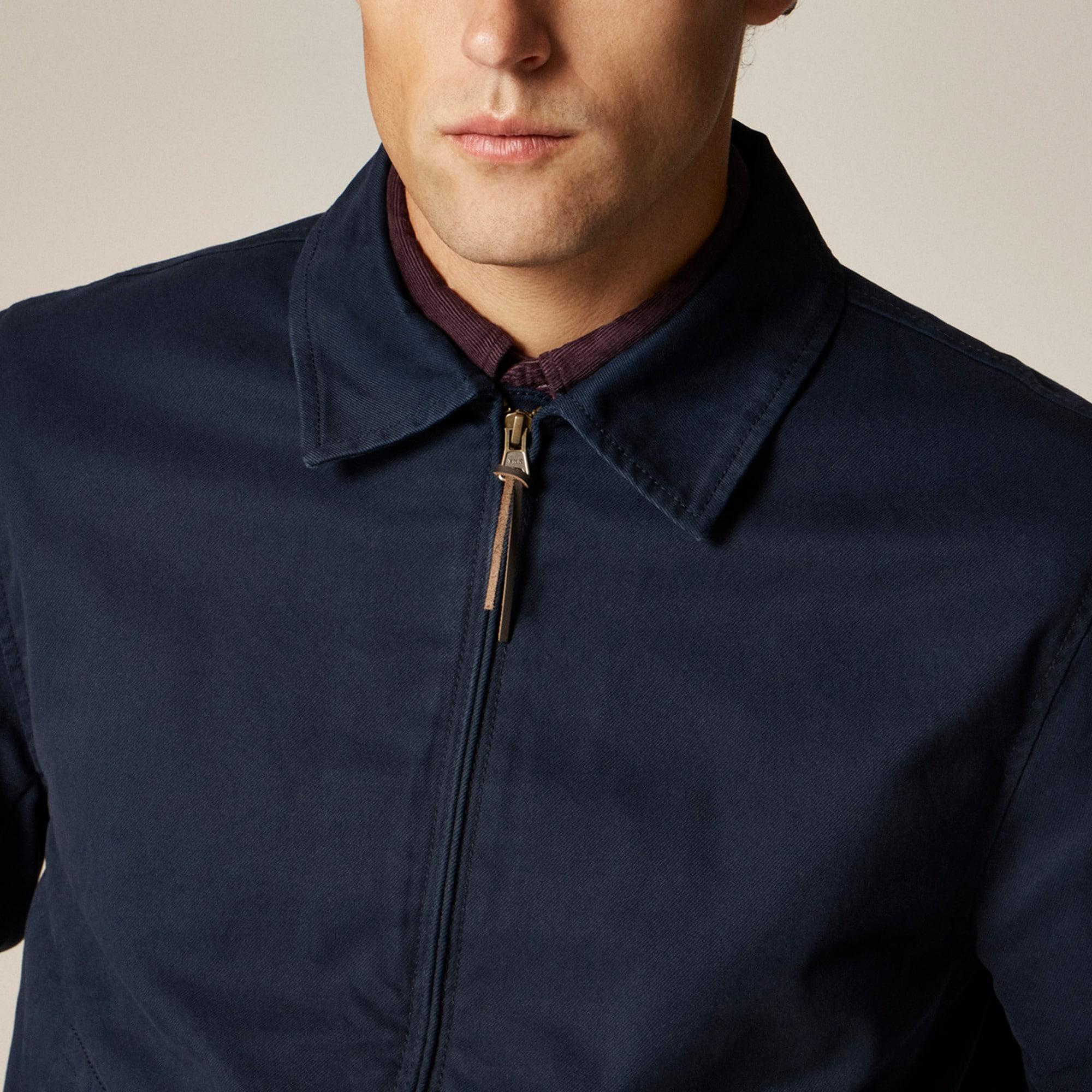 Harrington jacket in cotton twill Product Image