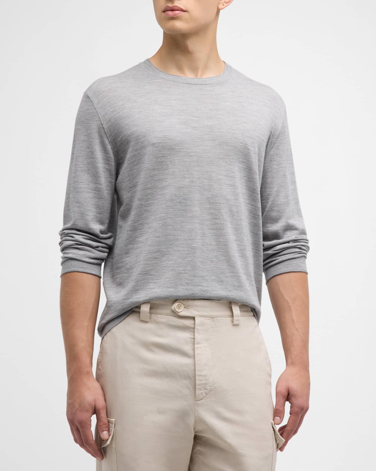 Men's Fine-Gauge Crewneck T-Shirt Product Image