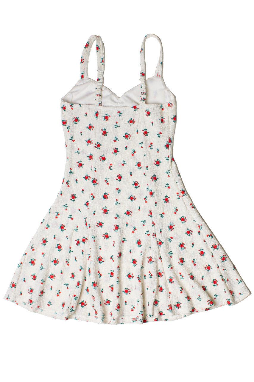 Rose Print Fit & Flare Mini Dress Product Image