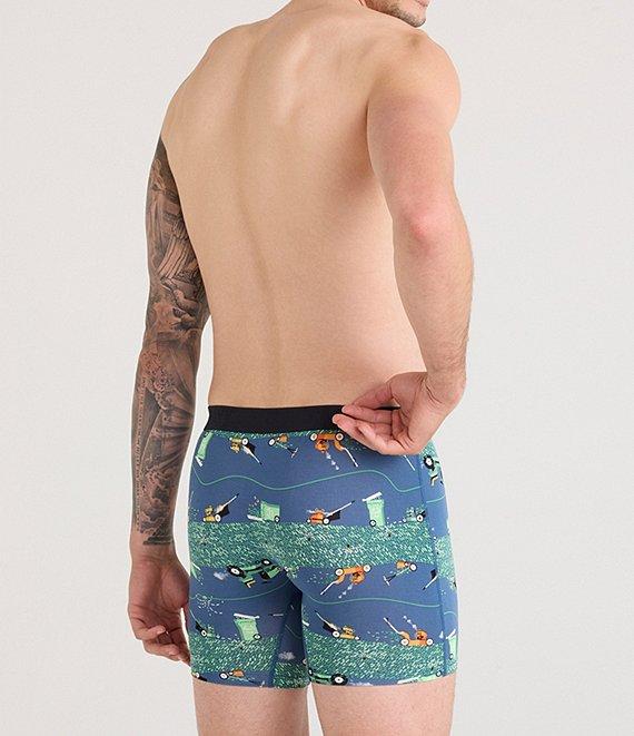 SAXX Vibe Xtra Slim Lawn Equipment Printed 6#double; Boxer Briefs Product Image