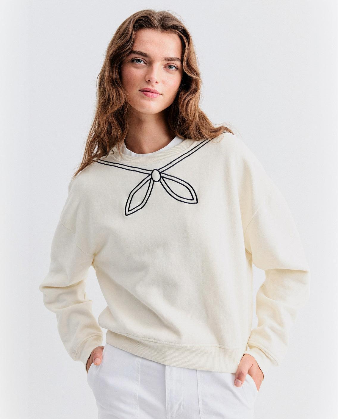The Sailor Sweatshirt - Cream Female Product Image