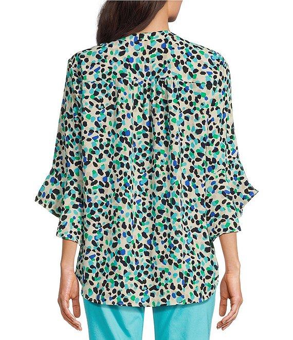 Jones New York V-Neck Flare Sleeve Tunic Product Image