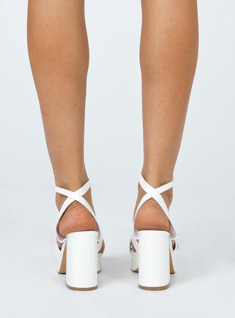 Caprice Heels White Product Image