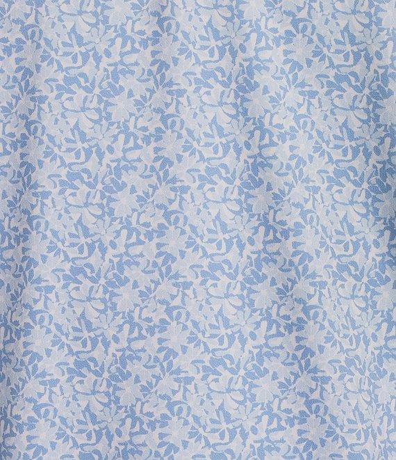 Hart Schaffner Marx Luxury Performance Short Sleeve Floral Polo Shirt Product Image