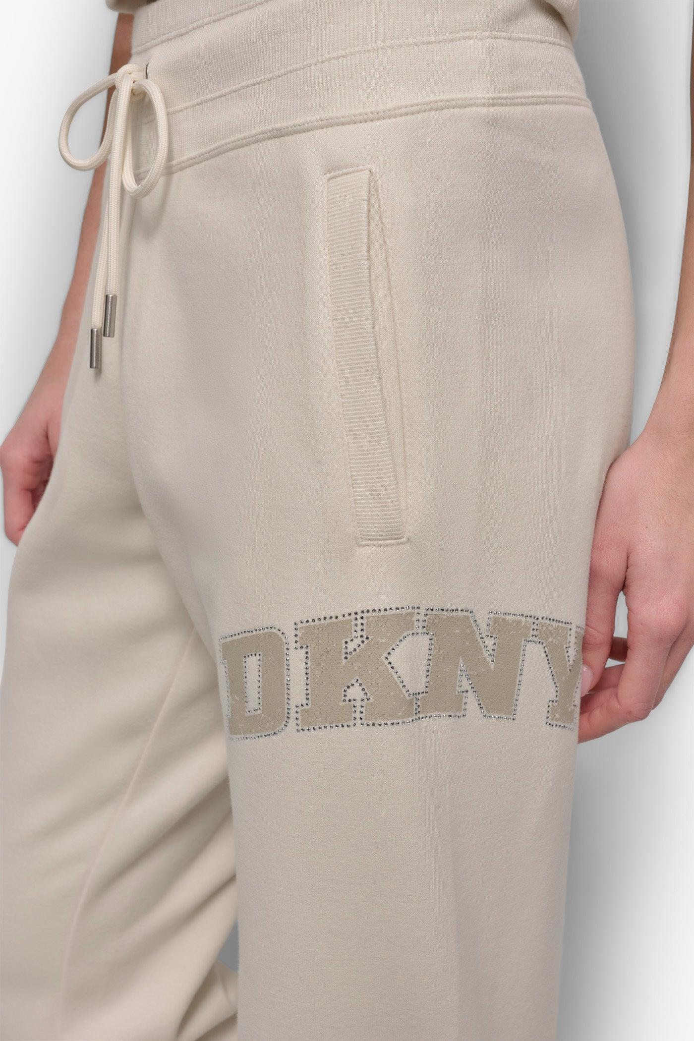 ARCHED DKNY 89 DISTRESSED RHINESTONE LOGO RELAXED Product Image